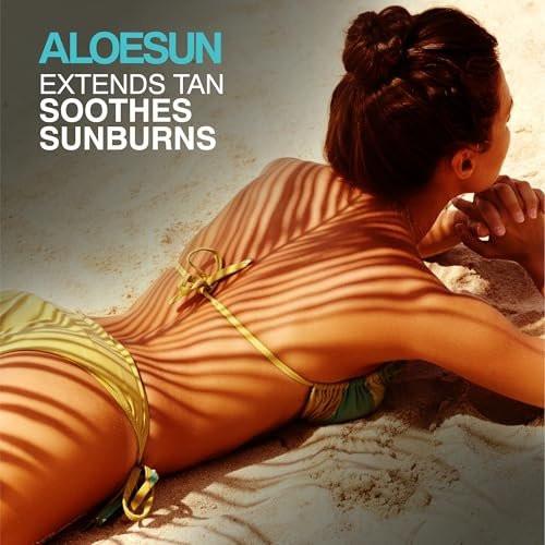 ALOESUN After Sun Gesichts- und Körperspray | Nicht klebriges Bio-Aloe Vera für Sonnenexpositionslinderung mit reinem Lavendelöl | Natürliche Aftersun-Feuchtigkeitspflege für Rötungen | Reisegröße 100 ml