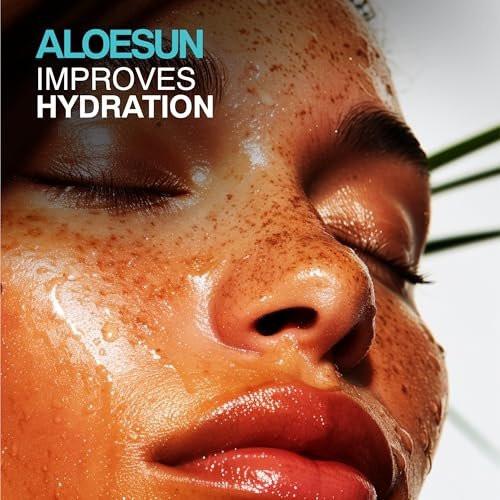 ALOESUN After Sun Gesichts- und Körperspray | Nicht klebriges Bio-Aloe Vera für Sonnenexpositionslinderung mit reinem Lavendelöl | Natürliche Aftersun-Feuchtigkeitspflege für Rötungen | Reisegröße 100 ml