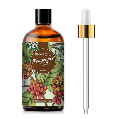 PHATOIL Kaffeeduftöl 100ml – Aromatherapie Öl für Diffuser, Kerzen- & Seifenherstellung
