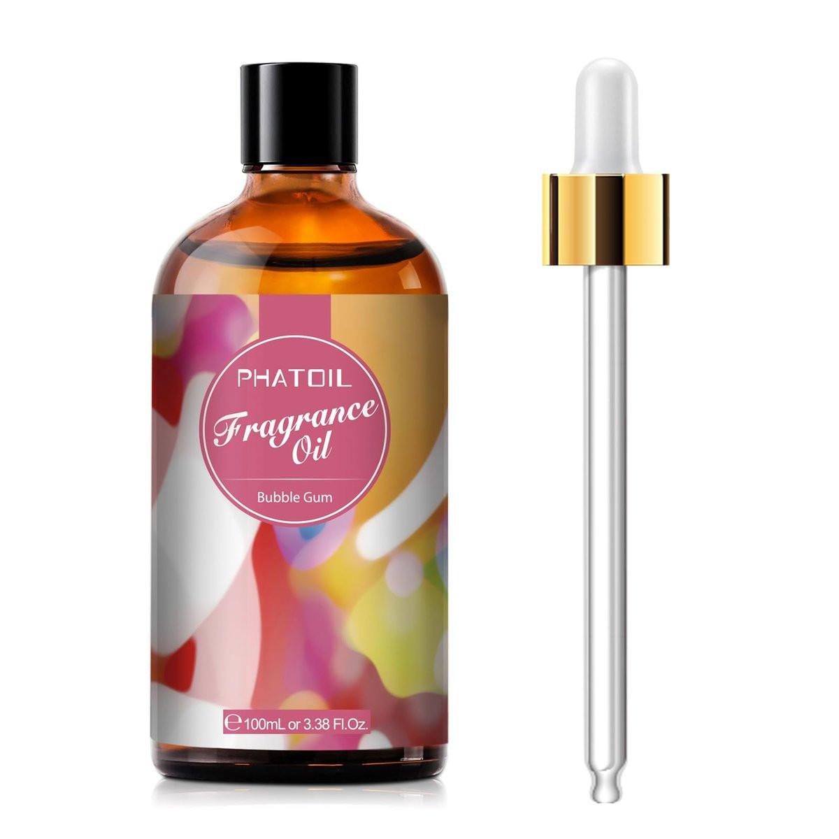 PHATOIL Duftöl Bubble Gum 100ml – Aromatherapie Öl für Diffuser, Kerzen- und Seifenherstellung
