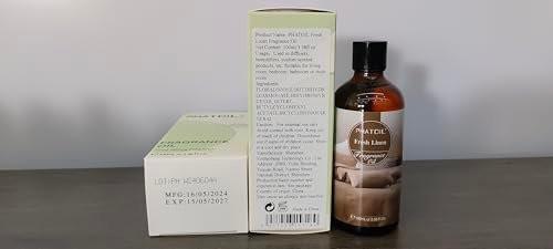 PHATOIL Frische Wäsche Duftöl 100ml – Aromatherapie Öl für Diffuser, DIY Kerzen & Seifenherstellung