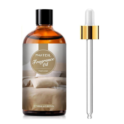 PHATOIL Frische Wäsche Duftöl 100ml – Aromatherapie Öl für Diffuser, DIY Kerzen & Seifenherstellung