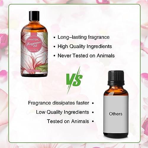 PHATOIL Japanische Magnolie Duftöl 100 ml – Aromatherapie Öl für Diffuser, DIY Kerzen & Seifen
