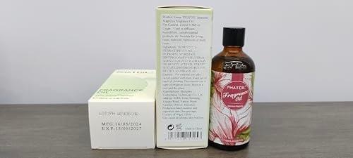 PHATOIL Japanische Magnolie Duftöl 100 ml – Aromatherapie Öl für Diffuser, DIY Kerzen & Seifen