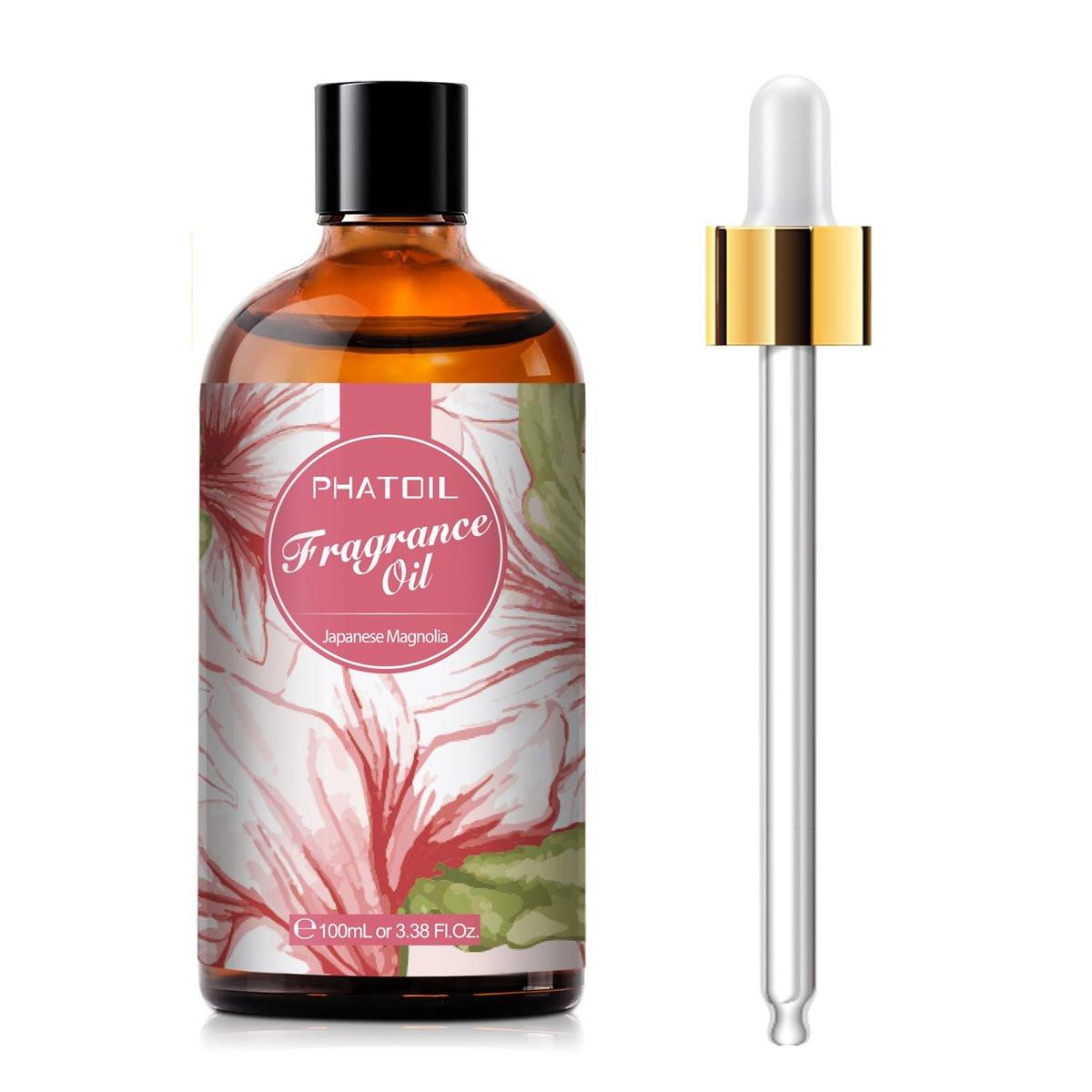PHATOIL Japanische Magnolie Duftöl 100 ml – Aromatherapie Öl für Diffuser, DIY Kerzen & Seifen