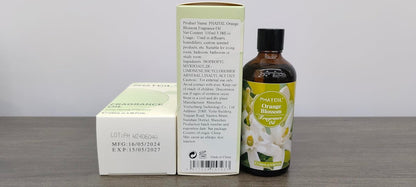 PHATOIL Orangenblüten Duftöl 100ml – 3,38 Fl Oz für Aromatherapie, Diffuser, Kerzen- und Seifenherstellung