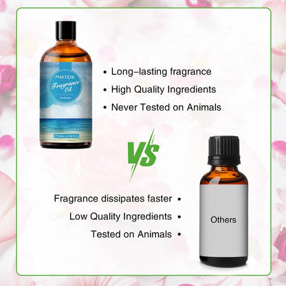 PHATOIL Meeresbrise Duftöl 100ml – Aromatherapie Öl für Diffuser, DIY Kerzen & Seifenherstellung