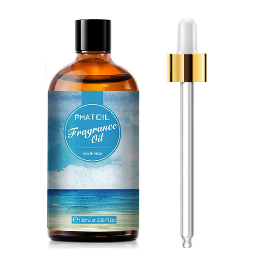 PHATOIL Meeresbrise Duftöl 100ml – Aromatherapie Öl für Diffuser, DIY Kerzen & Seifenherstellung