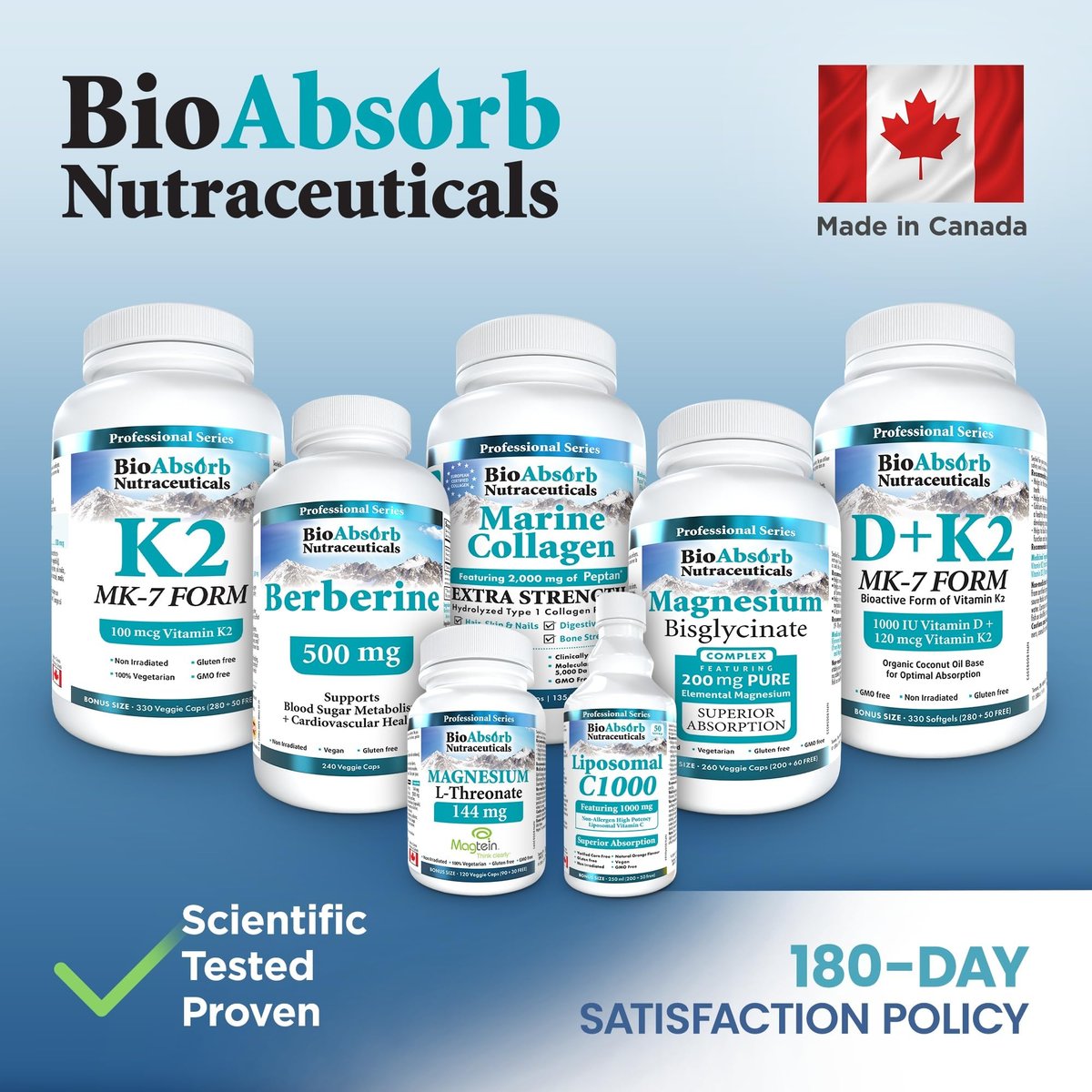 Bio Absorb Serrapeptase Supplement 120.000 SPU, Hochdosiert, Verzögerte Freisetzung, 60 Kapseln