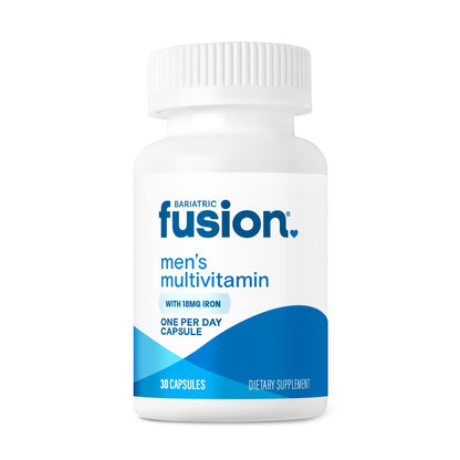 Bariatric Fusion One Per Day Multivitamin mit Eisen für Männer | Prostata- und Herzunterstützung* | für Magenbypass und Schlauchmagen | 30 Kapseln | 1 Monatsvorrat