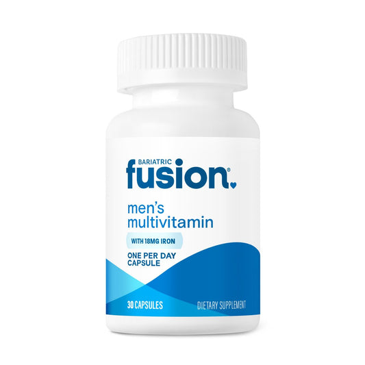 Bariatric Fusion One Per Day Multivitamin mit Eisen für Männer | Prostata- und Herzunterstützung* | für Magenbypass und Schlauchmagen | 30 Kapseln | 1 Monatsvorrat
