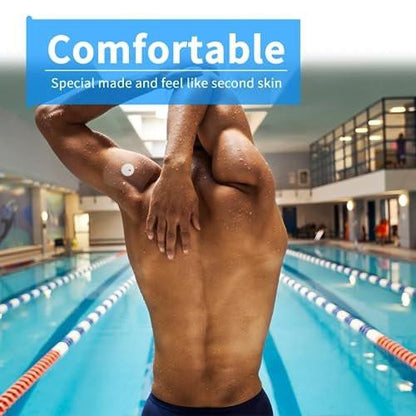 Wasserdichte Aufkleber für Freestyle Libre 3 Sensorabdeckungen – 50 Stück wasserdichte CGM-Pflaster für Freestyle Libre 3 (6,5 cm)