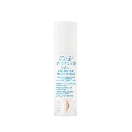 Charlotte Tilbury Magic Hydrator Face Mist - Feuchtigkeitsspray für sofortigen, strahlenden Glow - Optimiert die Aufnahme von Pflegeprodukten, belebt den Teint und hinterlässt sichtbar strahlende Haut