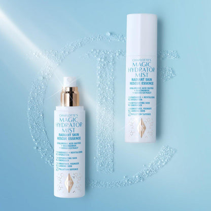 Charlotte Tilbury Magic Hydrator Face Mist - Feuchtigkeitsspray für sofortigen, strahlenden Glow - Optimiert die Aufnahme von Pflegeprodukten, belebt den Teint und hinterlässt sichtbar strahlende Haut