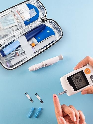 LengKe 2er-Pack Kühlakkus für Insulin-Kühlbox auf Reisen – Wiederverwendbare, TSA-geprüfte Reisekühlakkus