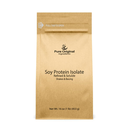 PURE ORIGINAL INGREDIENTS Sojaprotein-Isolat, Immer rein, keine Füllstoffe oder Zusätze (1 Pfund)