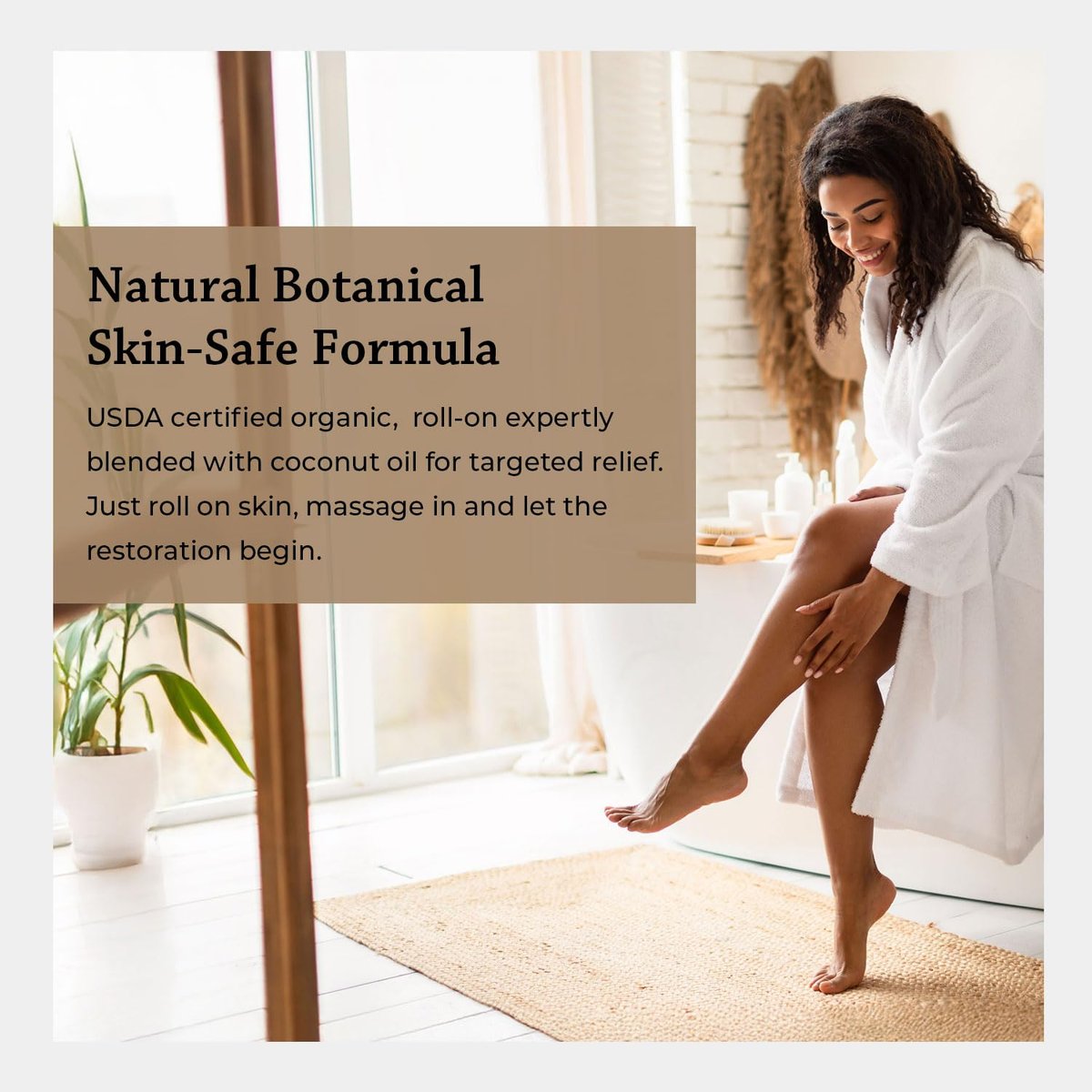 Bio Weihrauch & Myrrhe Roll-On für Körperbeschwerden, Steifheit & Kribbeln - USDA Bio Aromatherapie Roller, 10ml