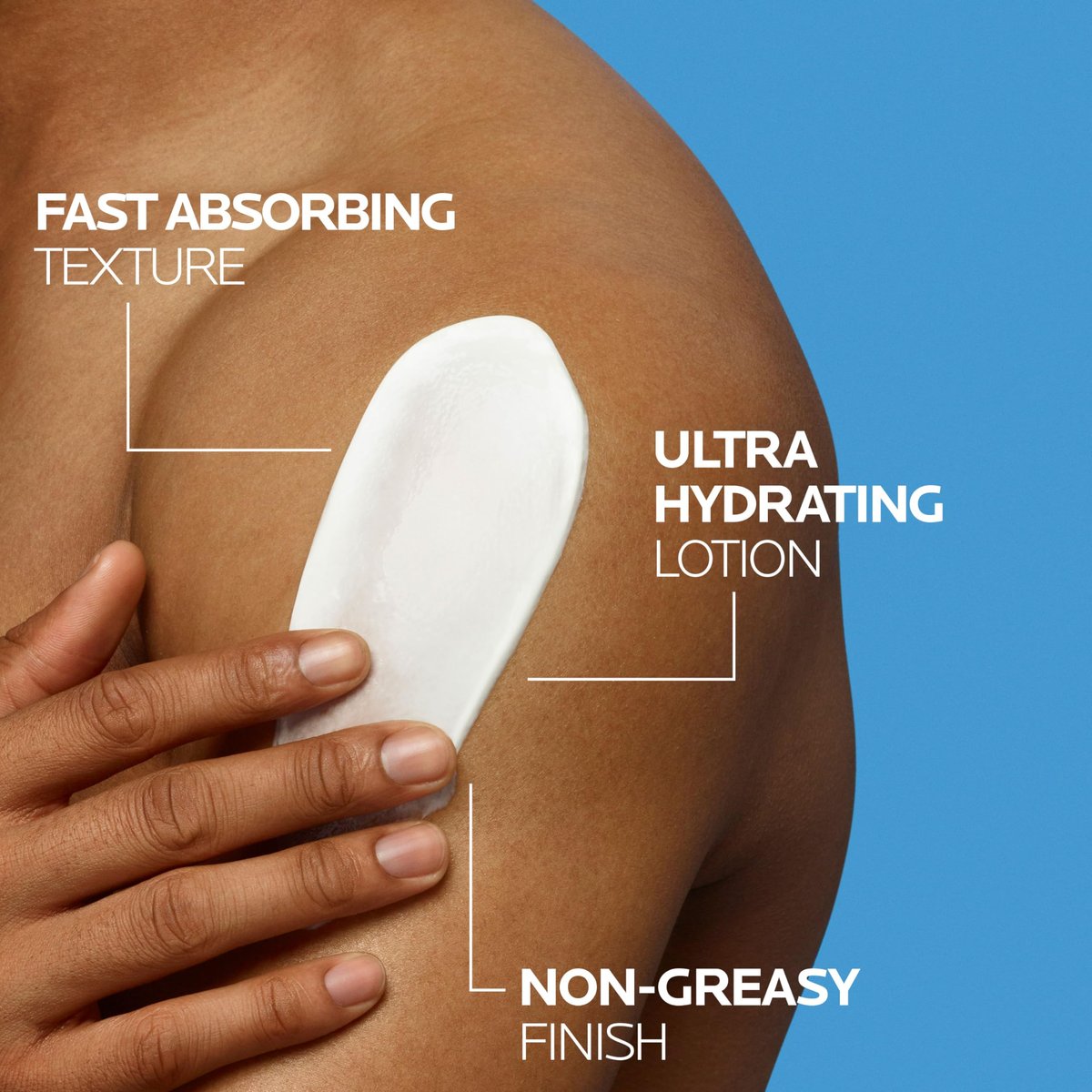 La Roche-Posay Lipikar Urea 10% Rauigkeitsglättende Lotion – Körperlotion für trockene Haut mit 10% Urea + Sheabutter + Allantoin – Weicht und glättet die Haut ab der ersten Anwendung