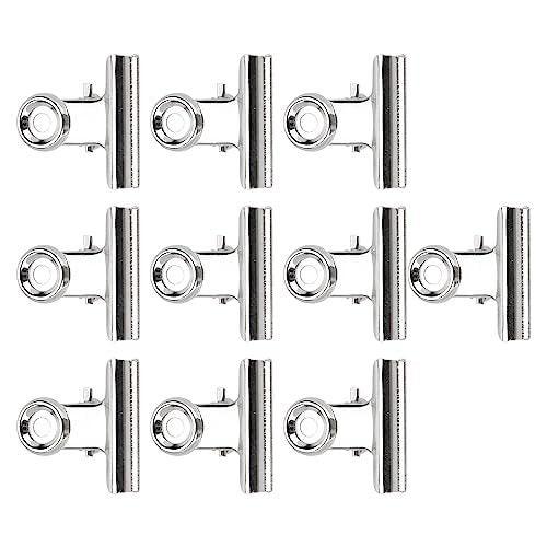 10er-Pack Nagelpinchklammern aus Metall, multifunktionale C-Klammern für Fiberglasfixierung, professionelle Nagelzwingen für Nagelstudio, Zuhause, Küche, Büro