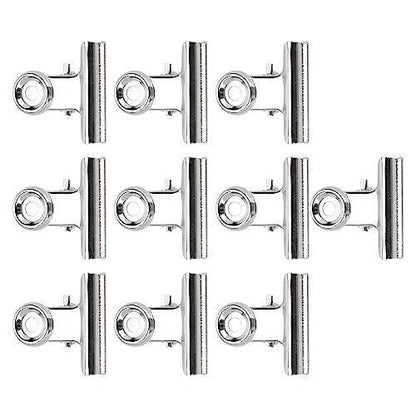 10er-Pack Nagelpinchklammern aus Metall, multifunktionale C-Klammern für Fiberglasfixierung, professionelle Nagelzwingen für Nagelstudio, Zuhause, Küche, Büro