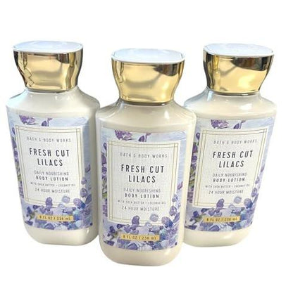 Bath & Body Works Fresh Cut Lilacs 3er-Pack Body Lotion Bundle – je 236 ml