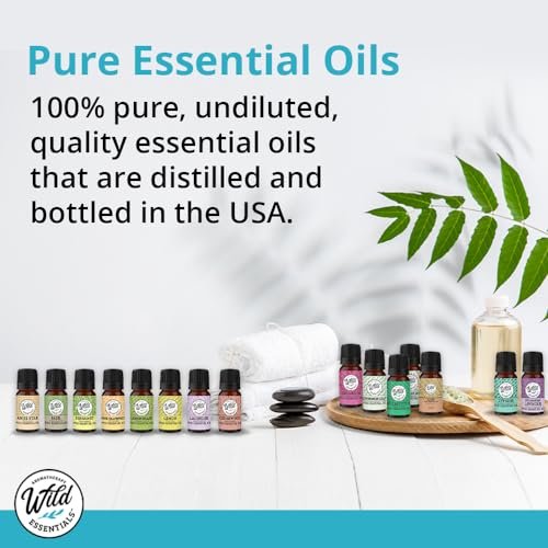 Wild Essentials Weißer Salbei 100% Reines Ätherisches Öl - 10ml, Premium-Qualität, Hergestellt und Abgefüllt in den USA, Reinigend, Klärend, Entspannend