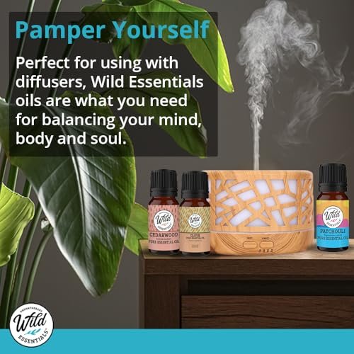 Wild Essentials Weißer Salbei 100% Reines Ätherisches Öl - 10ml, Premium-Qualität, Hergestellt und Abgefüllt in den USA, Reinigend, Klärend, Entspannend