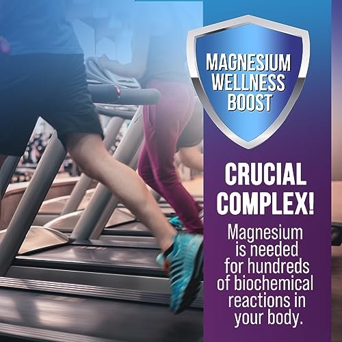 Magnesium Komplex 500mg pro Portion – Hochdosierte Magnesium-Kapseln mit maximaler Absorption für Muskel-, Nerven-, Knochen- und Herzgesundheit, Citrat-Komplex, glutenfrei, nicht-GVO – 120 Kapseln