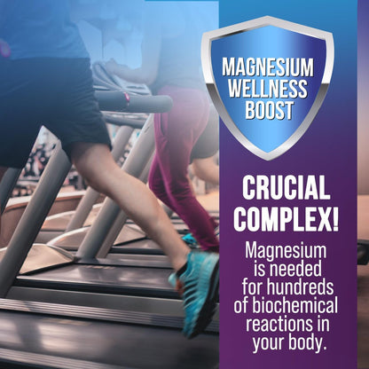 Magnesium Komplex 500mg pro Portion – Hochdosierte Magnesium-Kapseln mit maximaler Absorption für Muskel-, Nerven-, Knochen- und Herzgesundheit, Citrat-Komplex, glutenfrei, nicht-GVO – 120 Kapseln