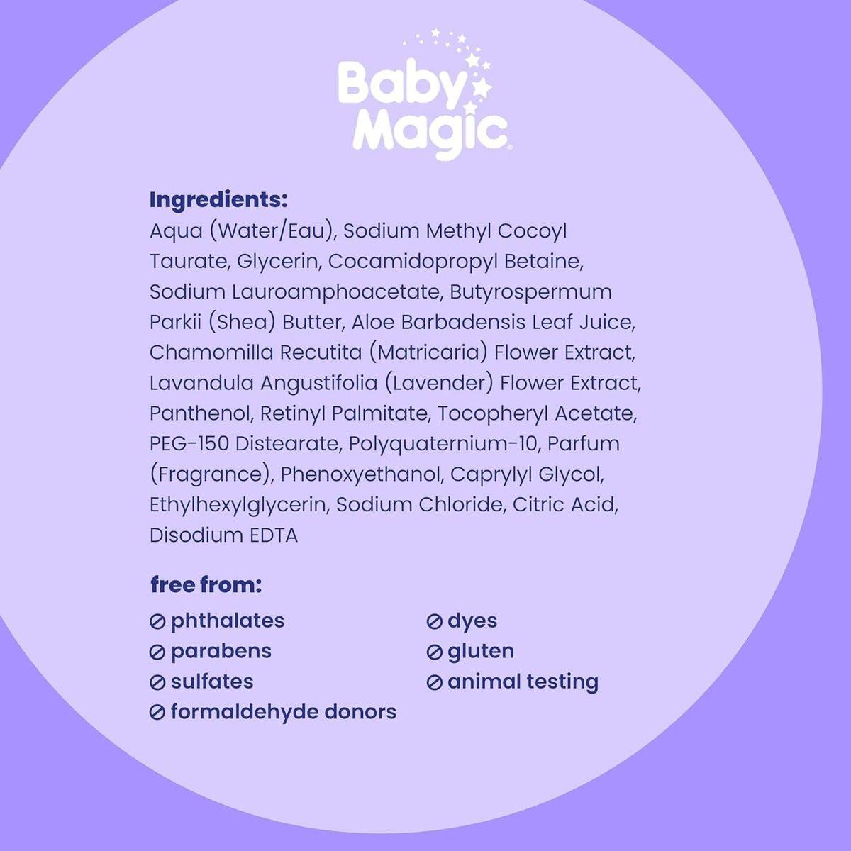 Baby Magic Calming Baby Bad – 16,5 Fl Oz, sanfte Reinigung für Babys Haut