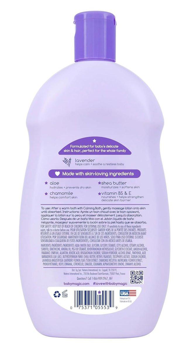Baby Magic Calming Baby Bad – 16,5 Fl Oz, sanfte Reinigung für Babys Haut