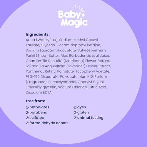 Baby Magic Calming Baby Bad – 16,5 Fl Oz, sanfte Reinigung für Babys Haut