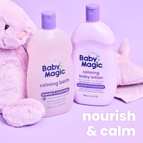 Baby Magic Calming Baby Bad – 16,5 Fl Oz, sanfte Reinigung für Babys Haut
