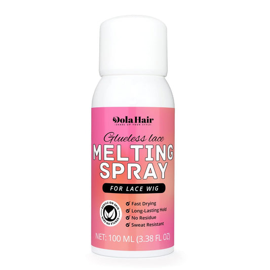 Dolahair Lace Melting Spray – Transparenter, niedrigviskoser Harz-Bonding-Spray für glueless Wigs & Lace – 3,4 Fl Oz