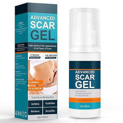 Gowgaw Narbengel – Fortschrittliche Narbencreme für chirurgische Narben, Gesicht, Körper, Beine, Verbrennungen, Akne, Kaiserschnitt, Dehnungsstreifen, Keloiden – für alte & neue Narben, 50 ml