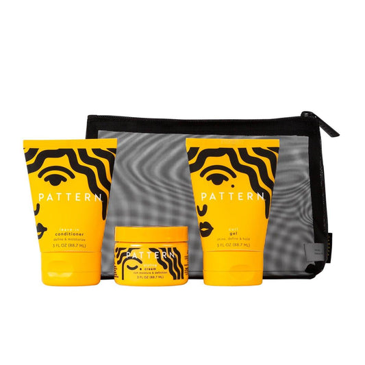 PATTERN by Tracee Ellis Ross Curl Cocktail Kit: Leave-In Conditioner, Styling Cream und Curl Gel – 3er-Pack (je 89 ml)