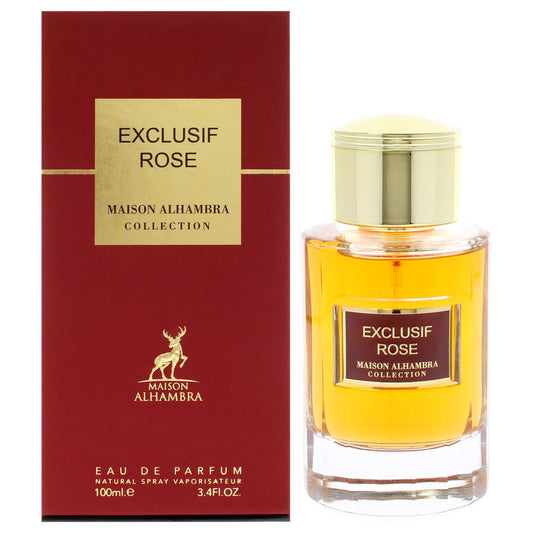 Exclusif Rose von Maison Alhambra für Damen – 3,4 oz EDP Spray