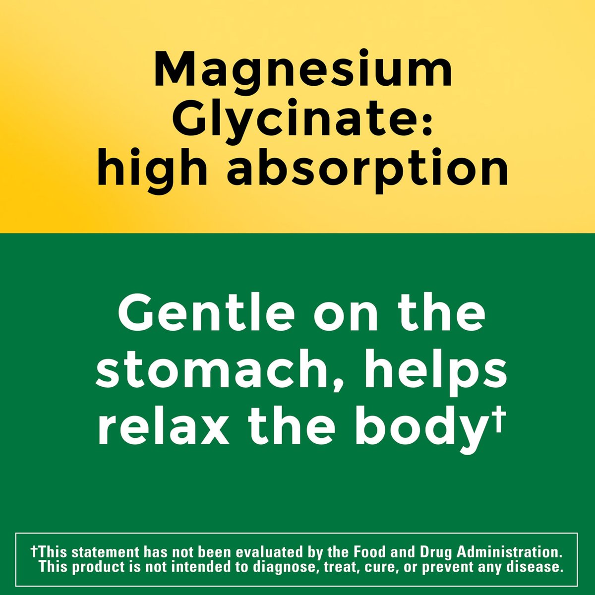 Nature Made Hochdosiertes Magnesiumglycinat Gummis 100 mg pro Portion – Unterstützung für Muskeln, Nerven, Knochen und Herz – Magnesiumergänzung, 40 Gummis, 20 Tage Vorrat