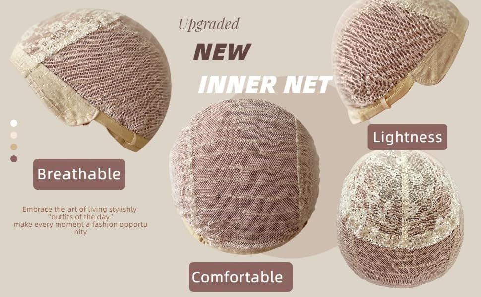 Rugelyss Lange Gerade Auburn Perücke 22 Zoll Kupferrot Synthetische Haare Ginger Wig für Frauen – Geeignet für den Alltag oder Partys mit Perückenkappe