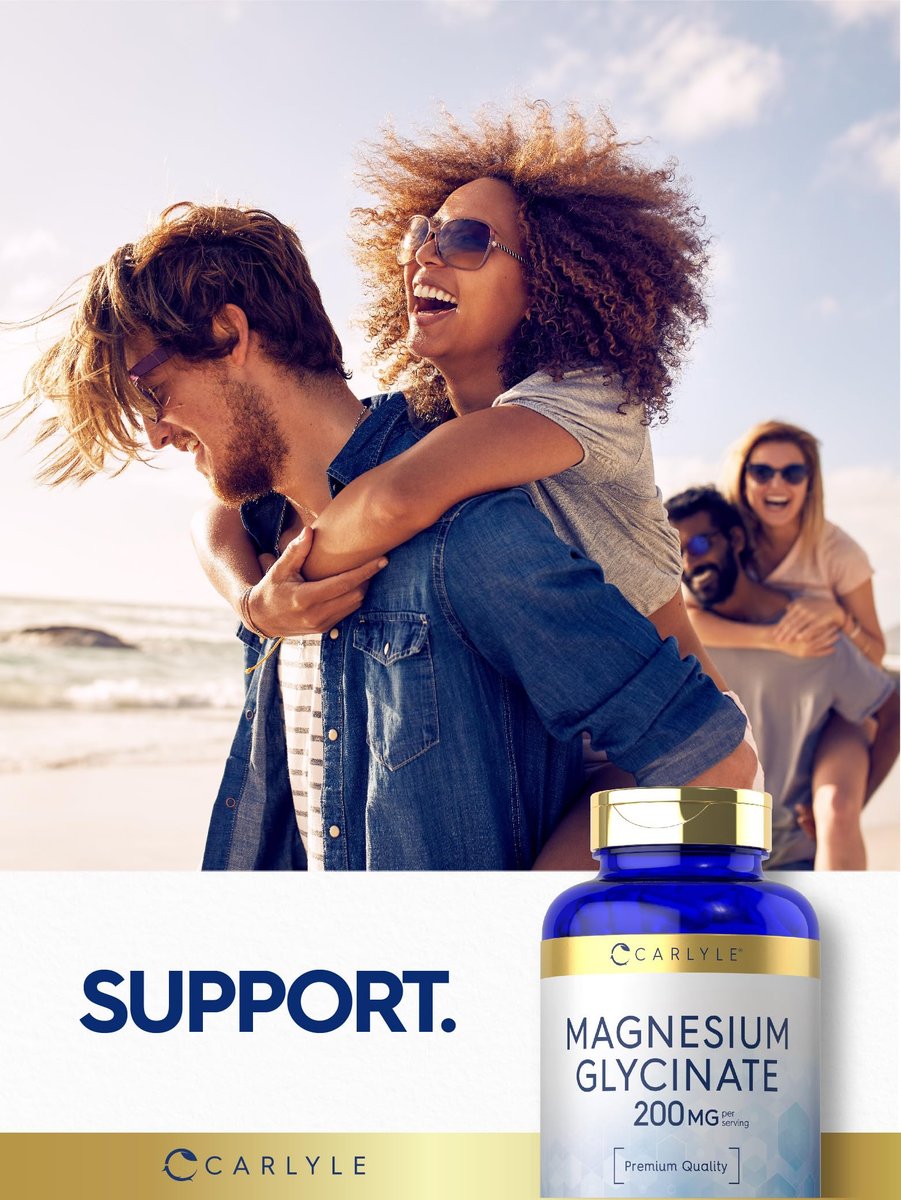 Carlyle Magnesium Glycinat 200 mg | 120 Kapseln | Nicht-GVO & Glutenfrei | Magnesiumpräparat