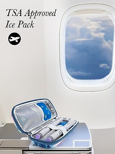 Leng Ke Kühlpacks, TSA-geprüfte Kühlpacks für Insulin-Reisekühltasche (4er-Pack)