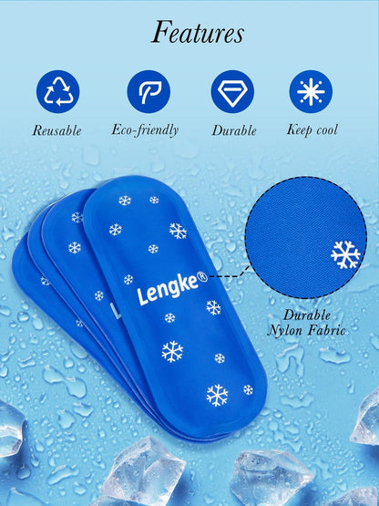 Leng Ke Kühlpacks, TSA-geprüfte Kühlpacks für Insulin-Reisekühltasche (4er-Pack)