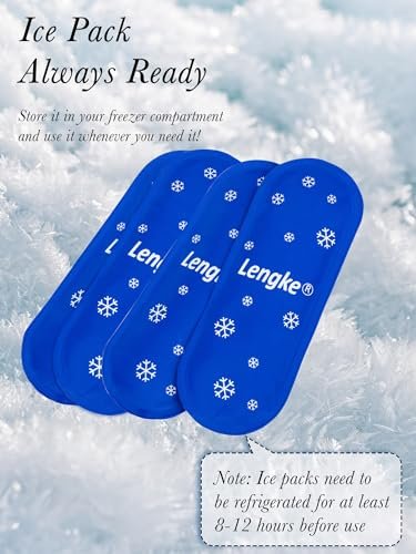 Leng Ke Kühlpacks, TSA-geprüfte Kühlpacks für Insulin-Reisekühltasche (4er-Pack)