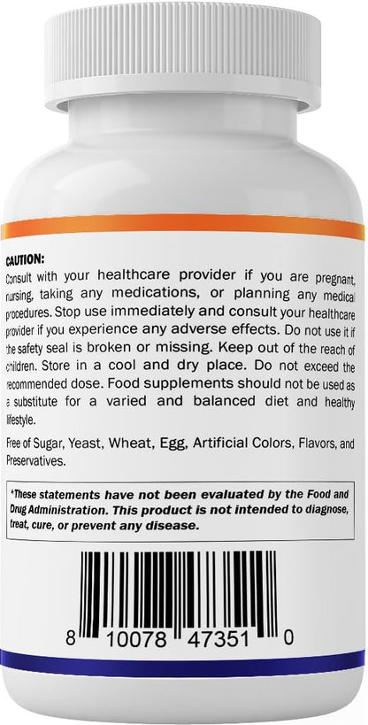 Vitamatic Biotin 10.000 mcg (10 mg) für stärkeres Haar, Haut und Nägel – 365 vegane Tabletten – auch bekannt als Vitamin B7