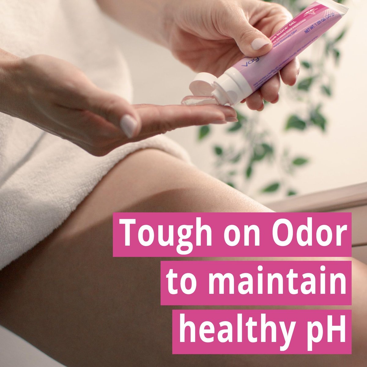 Vagisil Odor Block Gel mit Hyaluronsäure für die Vaginalgesundheit, gynäkologisch getestet, hypoallergen, 29,8 g (1 Stück)