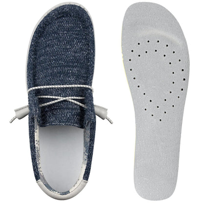 Endoto Classic Einlegesohlen für Hey Dude Herren Wally Schuhe Ersatz, Fußbett Einlagen Bequem & Leicht (US Größe M11 / EU Größe 44)