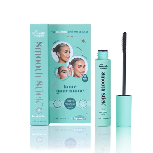 Smooth Stick™ - Premium Haar-Taming Stick für fliegende Haare und Augenbrauen - mit Biotin, Vitamin E und Aloe Vera - ölfrei, alkoholfrei, nicht fettend - 0,33 Fl Oz