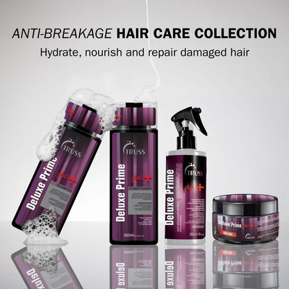 TRUSS Deluxe Prime + Deep Conditioner - Anti-Frizz & Geschädigtes Haar Treatment - Feuchtigkeitsspendender Conditioner für wiederhergestellten Haarglanz - Leistungsstarke Haarpflege mit Anti-Bruch-Effekt (295 ml)