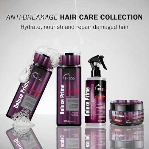 TRUSS Deluxe Prime + Deep Conditioner - Anti-Frizz & Geschädigtes Haar Treatment - Feuchtigkeitsspendender Conditioner für wiederhergestellten Haarglanz - Leistungsstarke Haarpflege mit Anti-Bruch-Effekt (295 ml)