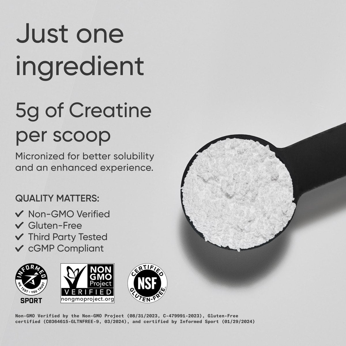 Sports Research Creatin-Monohydrat – 5 g mikronisiertes Creatin für Muskelaufbau, Leistungssteigerung und Erholung – 300 g (10,58 Unzen)
